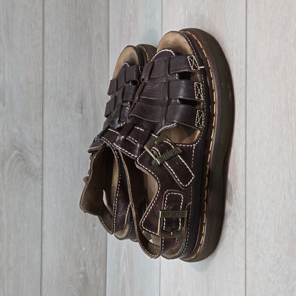 Vintage Dr.Martens Men 8092 Fisherman Chunky Tractor Platform Sandals shoes - Picture 2 of 16